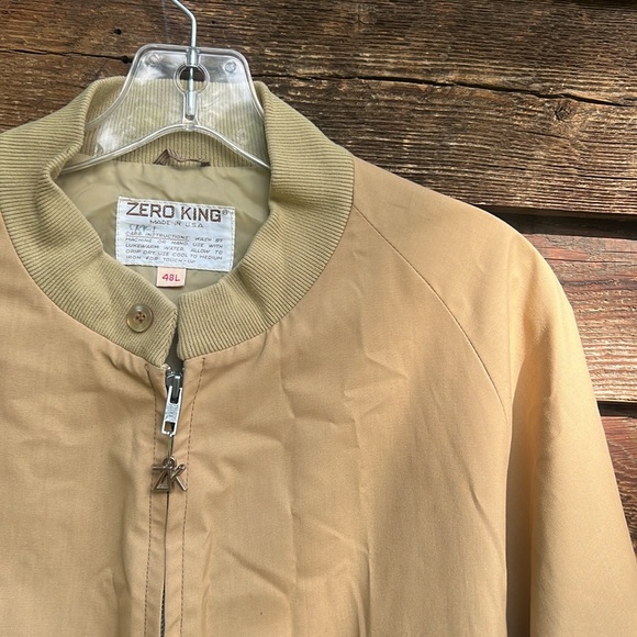 ZERO KING USA jacket zip lightweight 90s fully lined - Picture 6 of 9
